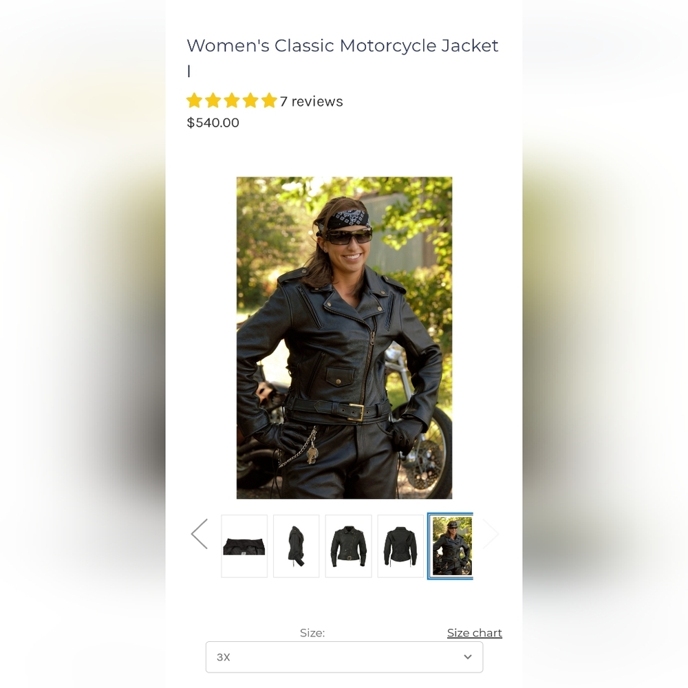 Woman's Riding Jacket - Picture 10 of 10